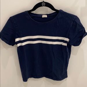 Navy with white stripe Brandy Melville T-Shirt